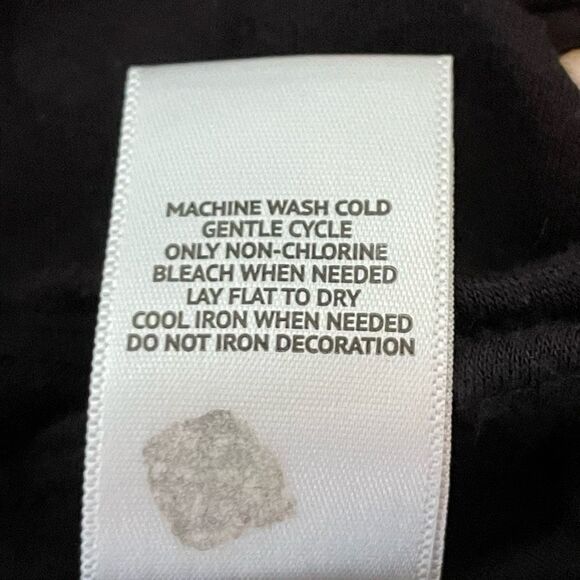 Miken Good Vibes Only Graphic Tank Top Black Knit Sleeveless Crewneck M - Picture 7 of 7